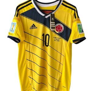 Colombia Jersey 2014 Home World Cup James Rodriguez #10
